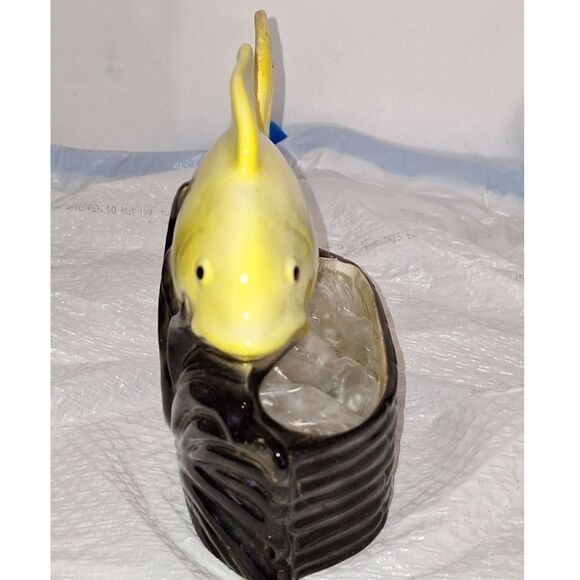 A Tropical Fish Ceramic Planter Pot Container Gardening Collectible Home Decor - Picture 4 of 10